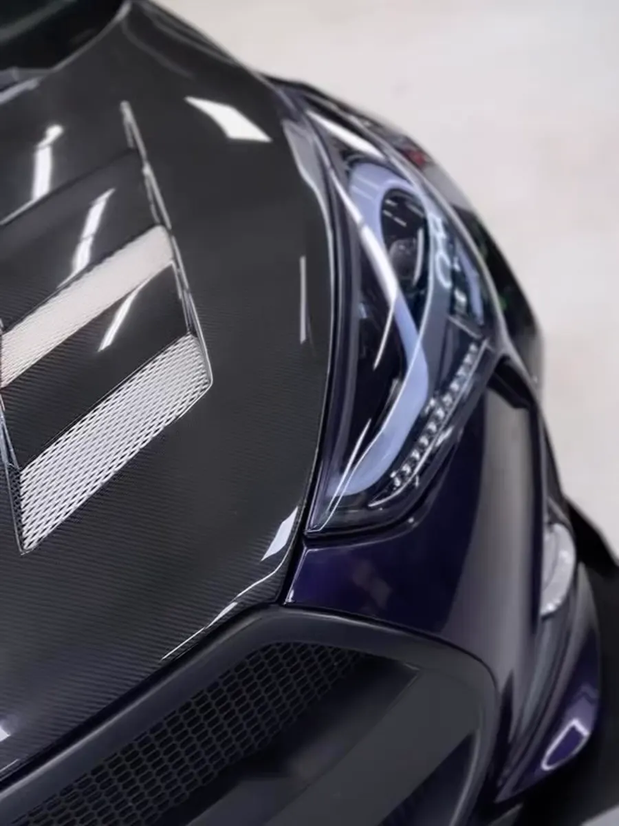 Veloster with widebody kit, splitter, wing and full tint