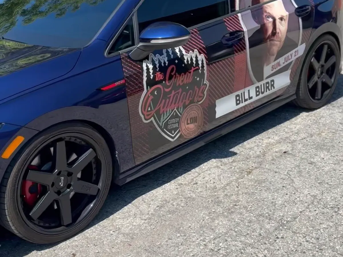 Great Outdoor Comedy Festival decals